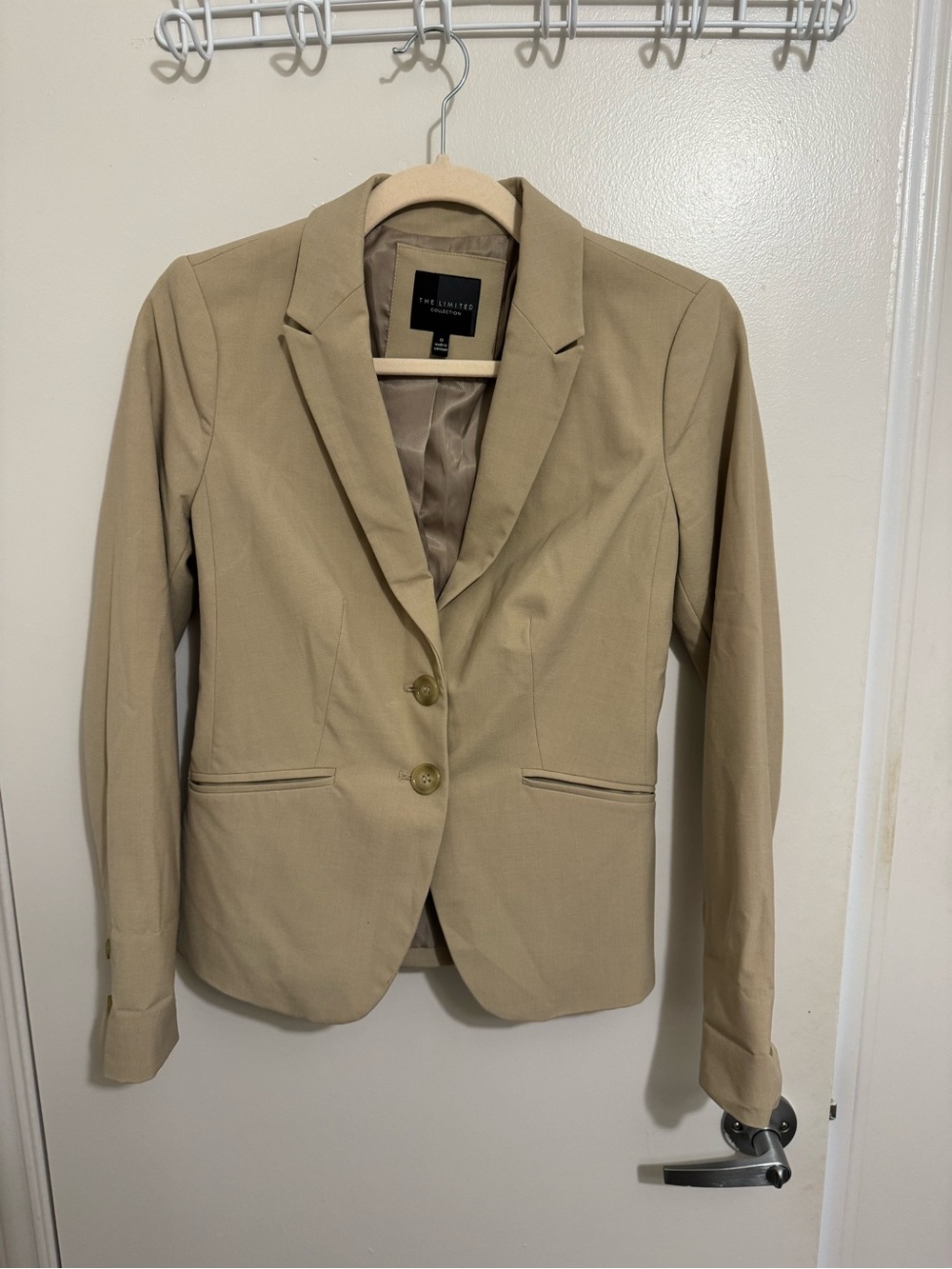 The Limited Women's Slim Cut Tan Blazer Jacket